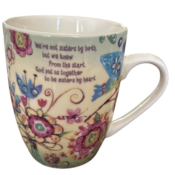 Lori Siebert Other - Inspirations Friendship Garden Floral Mug By Lori Siebert Coffee Tea Cup
